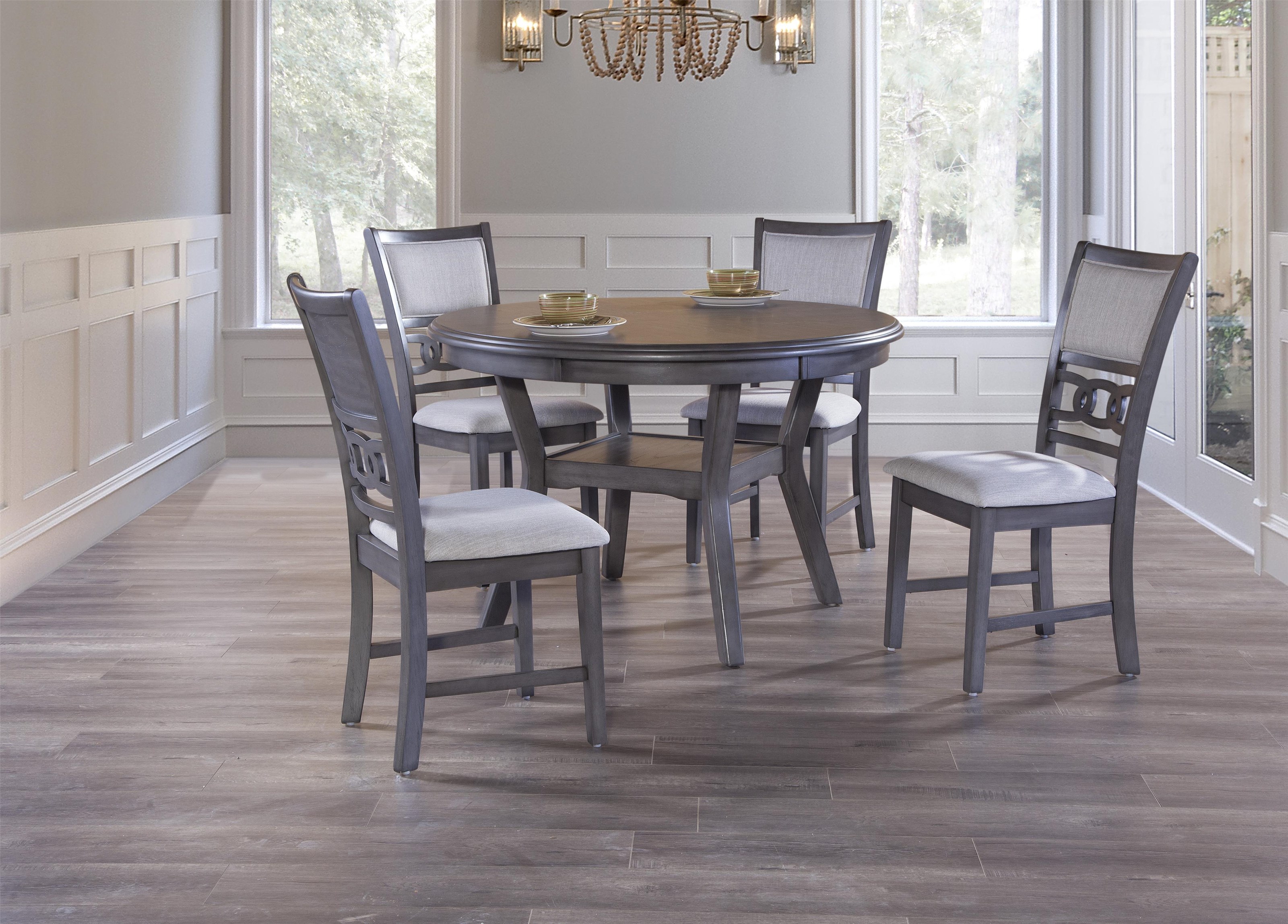 Samirah dining set top with 4 chairs